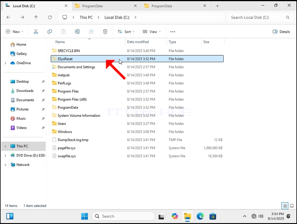 What Happens if the $SysReset Folder is Deleted in Windows 11 What Happens if the $SysReset Folder is Deleted in Windows 11