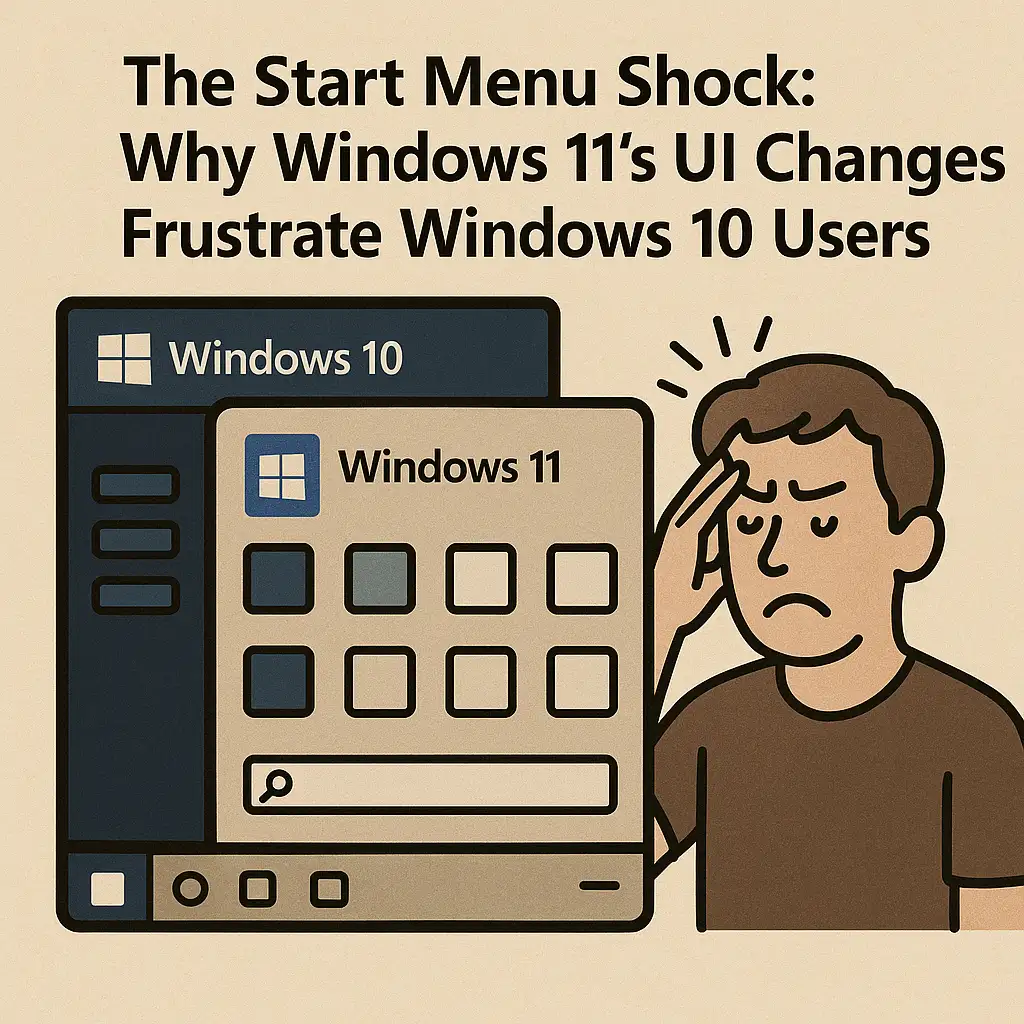 The Start Menu Shock: Why Windows 11’s UI Changes Frustrate Windows 10 Users The Start Menu Shock: Why Windows 11’s UI Changes Frustrate Windows 10 Users