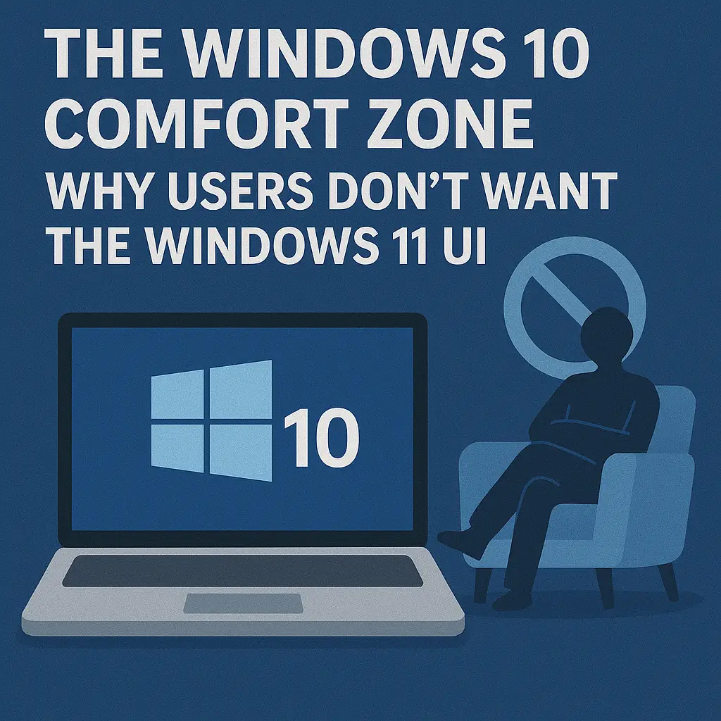 The Windows 10 Comfort Zone: Why Users Don’t Want the Windows 11 UI The Windows 10 Comfort Zone: Why Users Don’t Want the Windows 11 UI