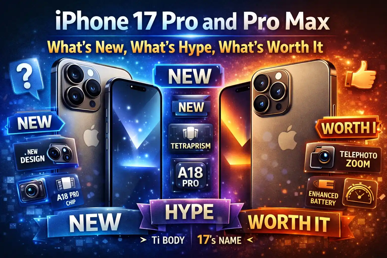 iPhone 17 Pro and Pro Max: What’s New, What’s Hype, What’s Worth It iPhone 17 Pro and Pro Max: What’s New, What’s Hype, What’s Worth It