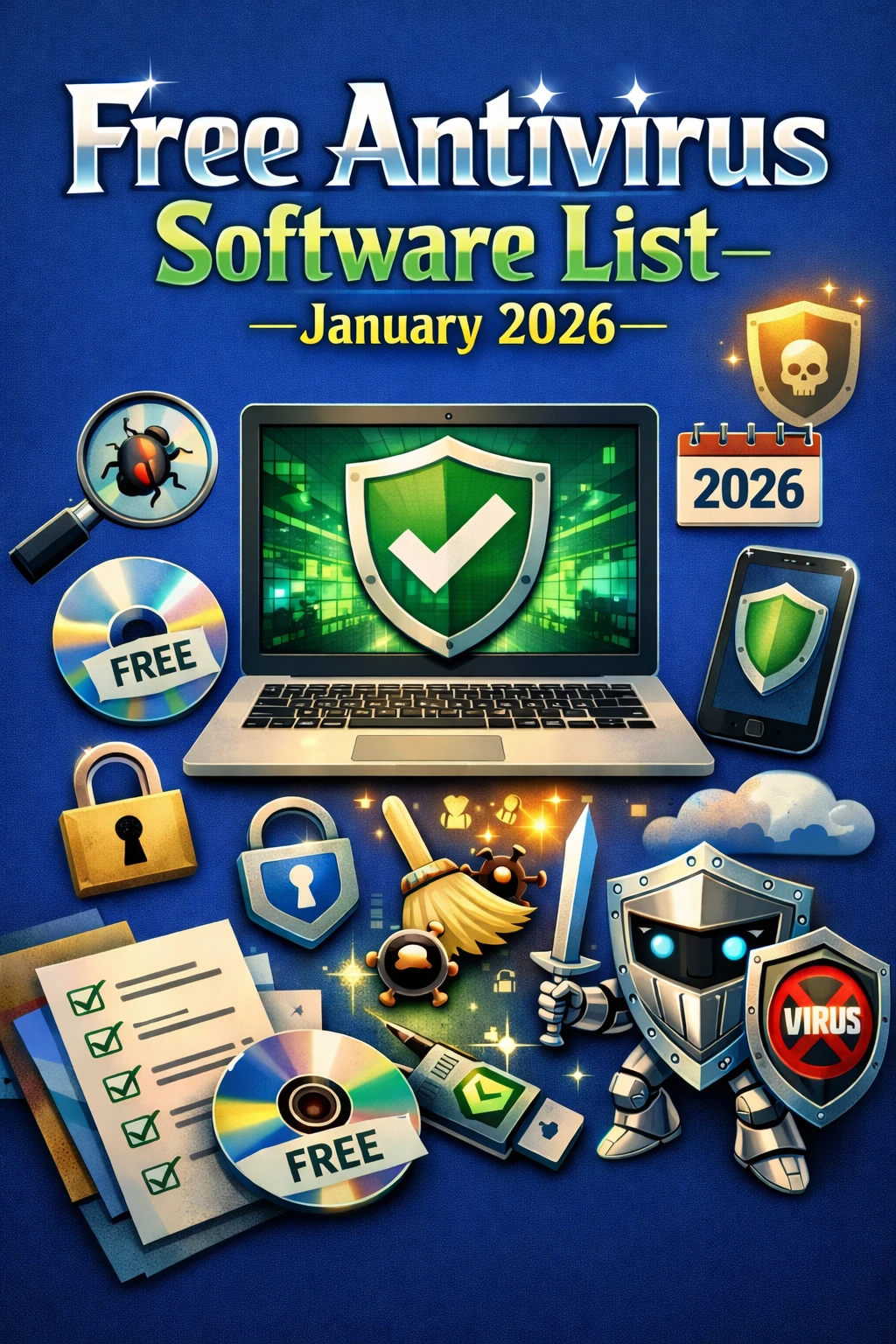 Free Antivirus Software List - January 2026 Free Antivirus Software List - January 2026