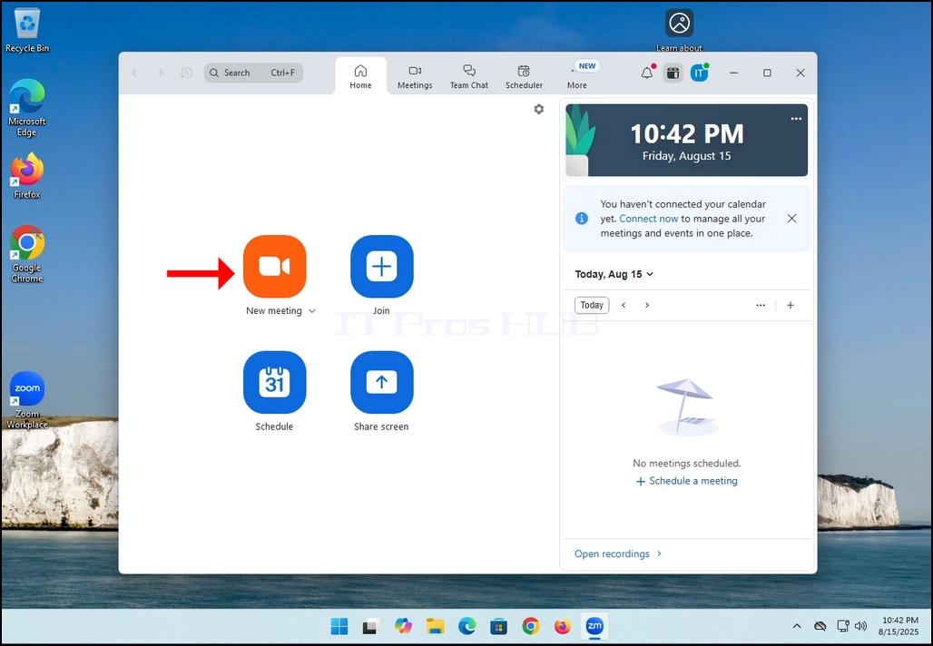 How to Start a New Meeting in Zoom Workplace - Windows 11 How to Start a New Meeting in Zoom Workplace - Windows 11