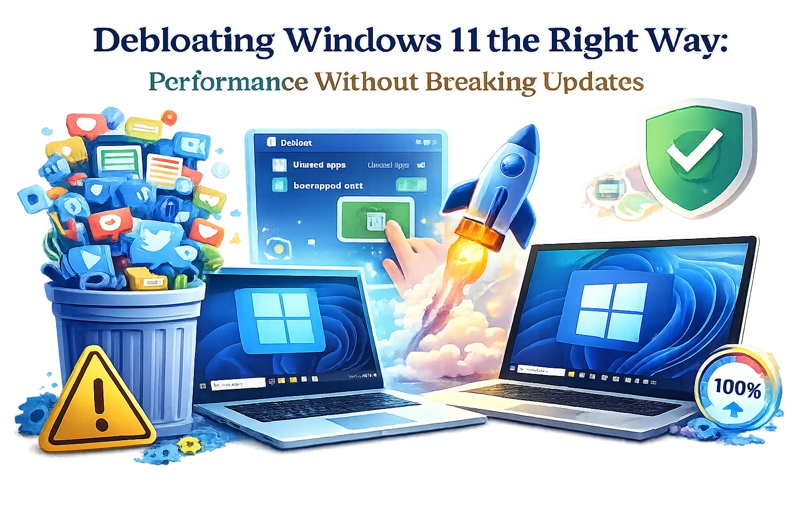 Debloating Windows 11 the Right Way: Performance Without Breaking Updates Debloating Windows 11 the Right Way: Performance Without Breaking Updates