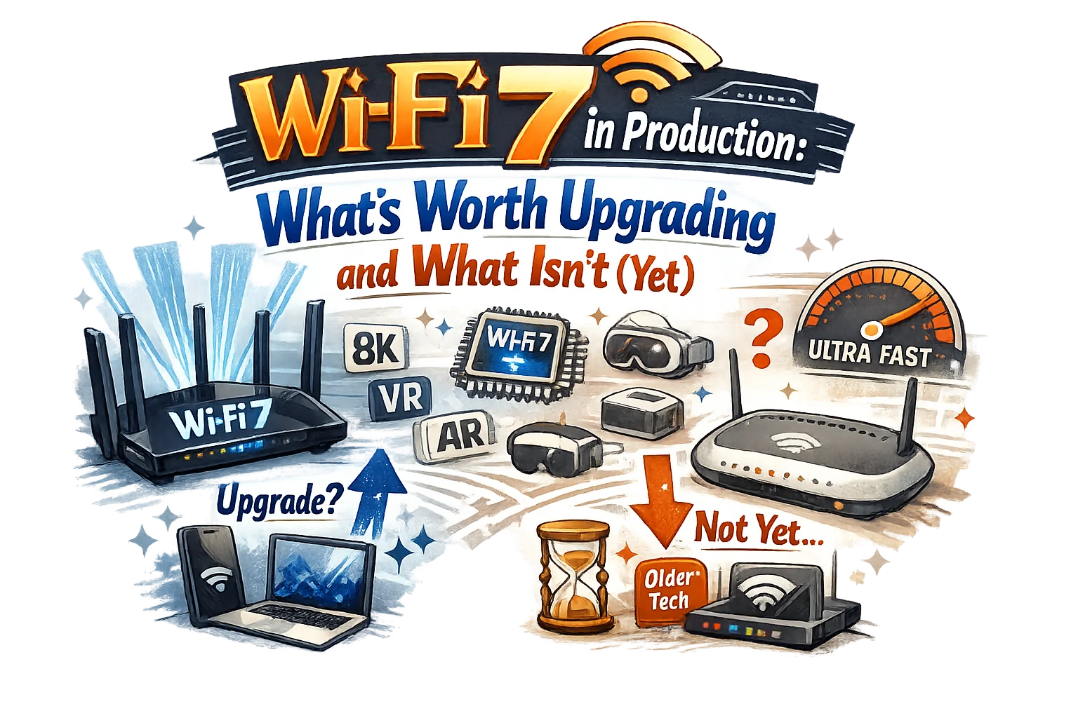Wi-Fi 7 in production: what’s worth upgrading and what isn’t (yet) Wi-Fi 7 in production: what’s worth upgrading and what isn’t (yet)
