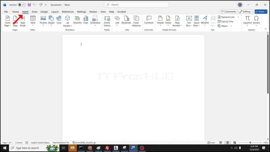 How to Add an Image File into a Word Document in Word Version 2511 Build 16.0.19426.20186) 64-bit How to Add an Image File into a Word Document in Word Version 2511 Build 16.0.19426.20186) 64-bit